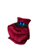 Maroon Faux Fur with Black Sherpa