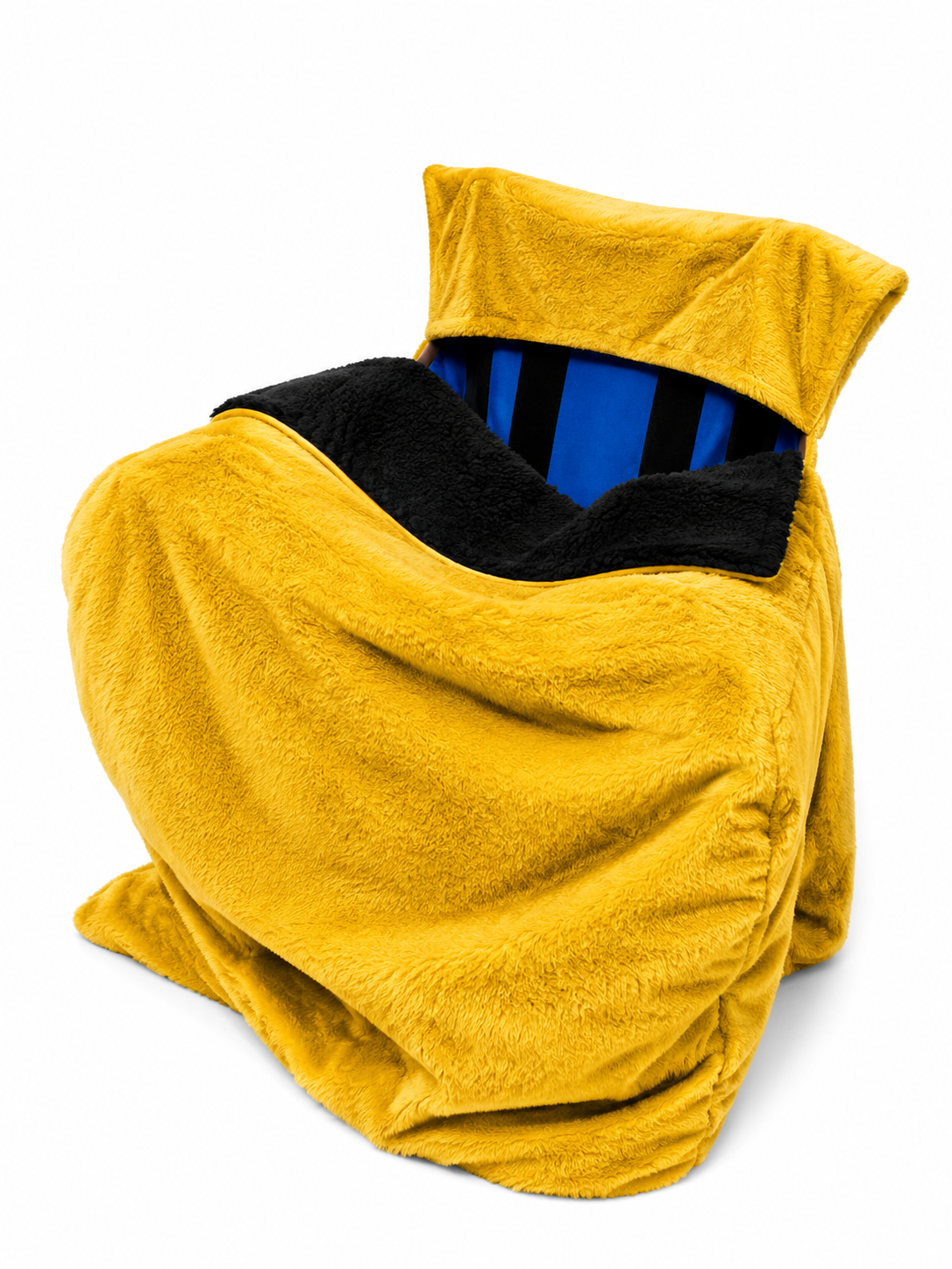 Yellow Faux Fur with Black Sherpa