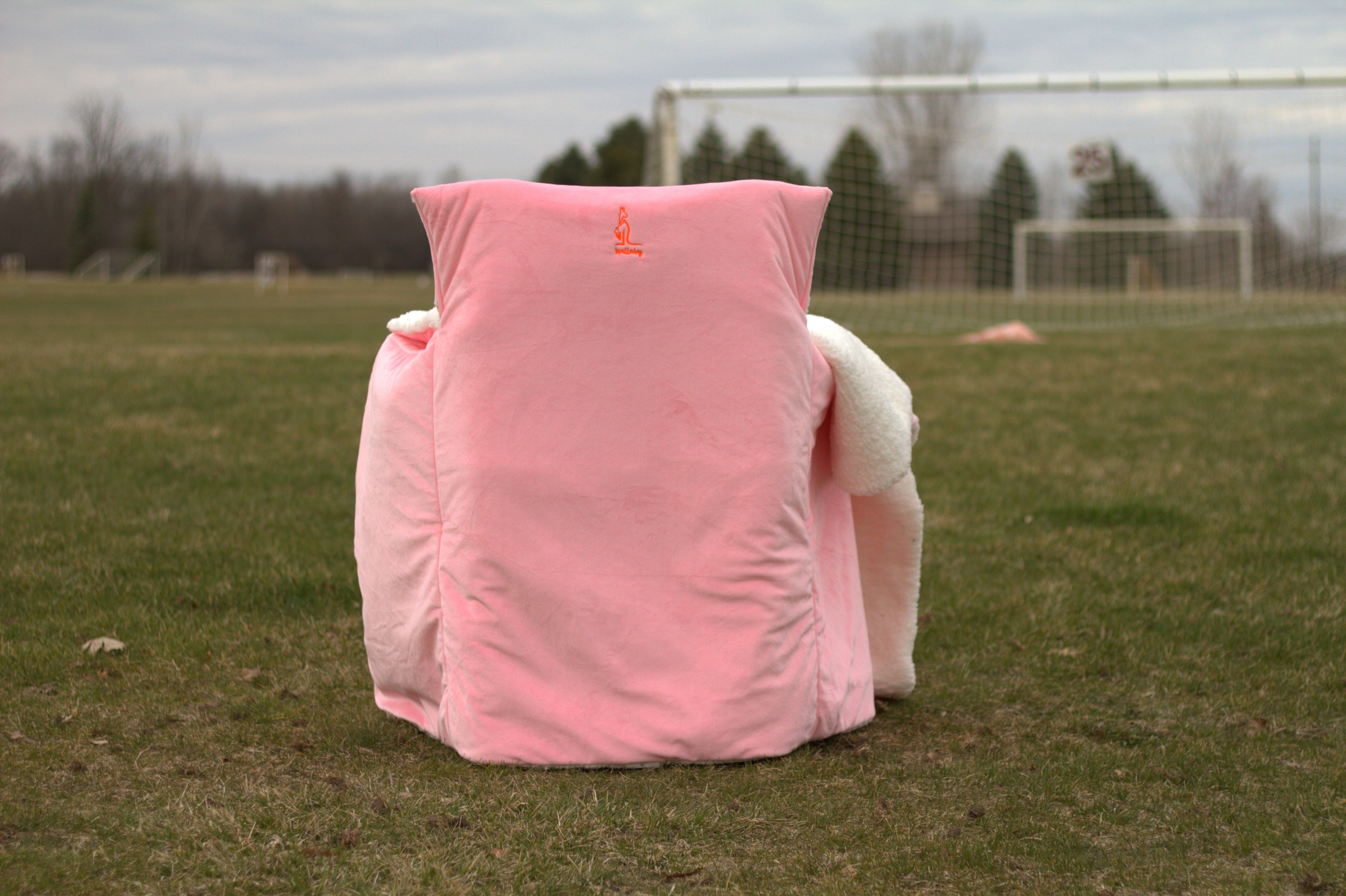 Pink Faux Fur with White Sherpa