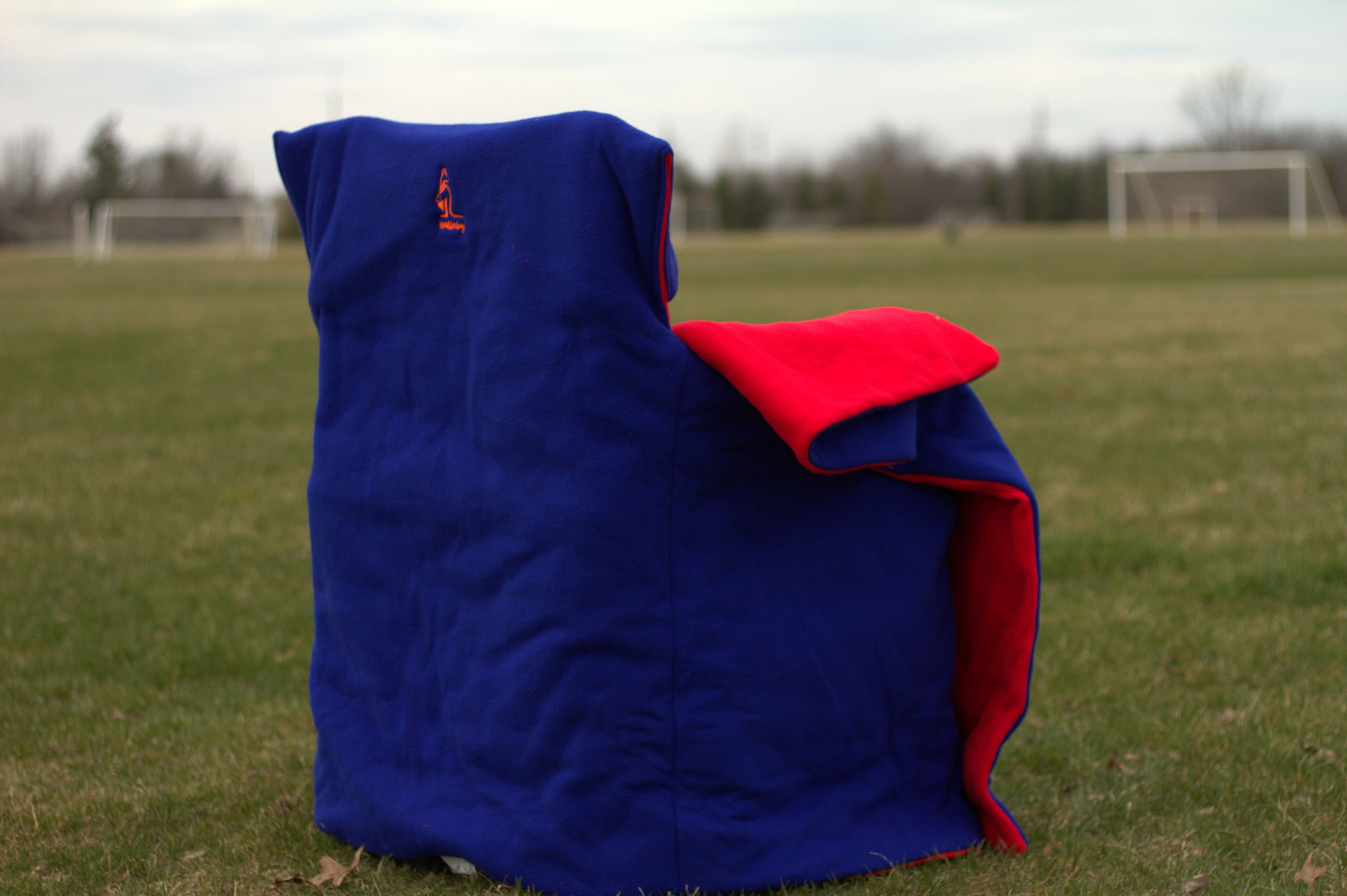 Red and Blue Polar Fleece