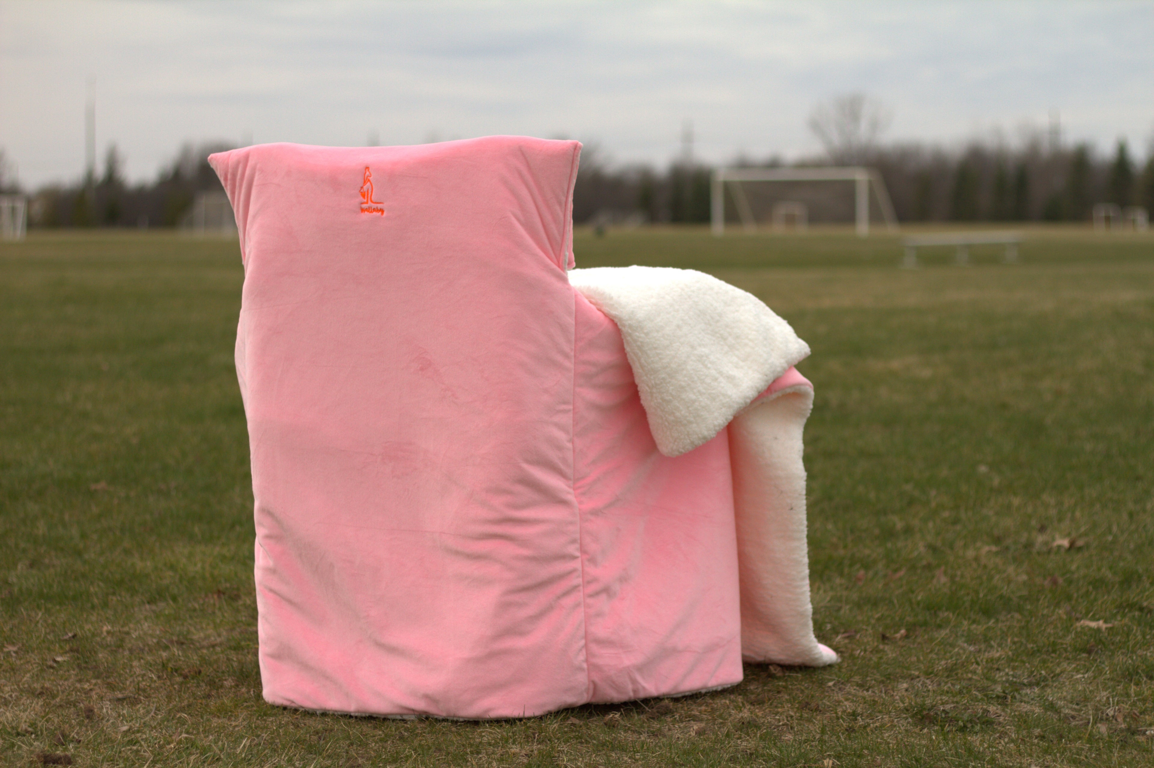 Pink Faux Fur with White Sherpa