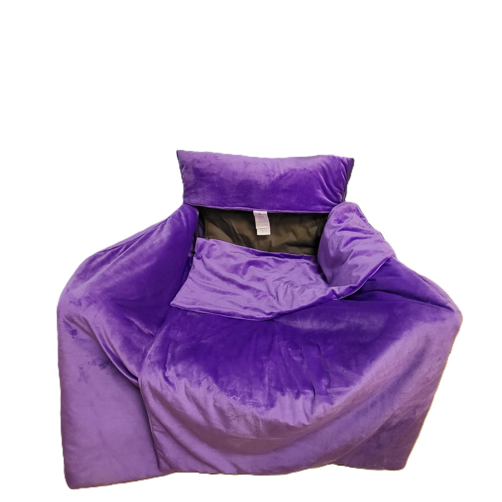 Purple On Purple Faux Fur